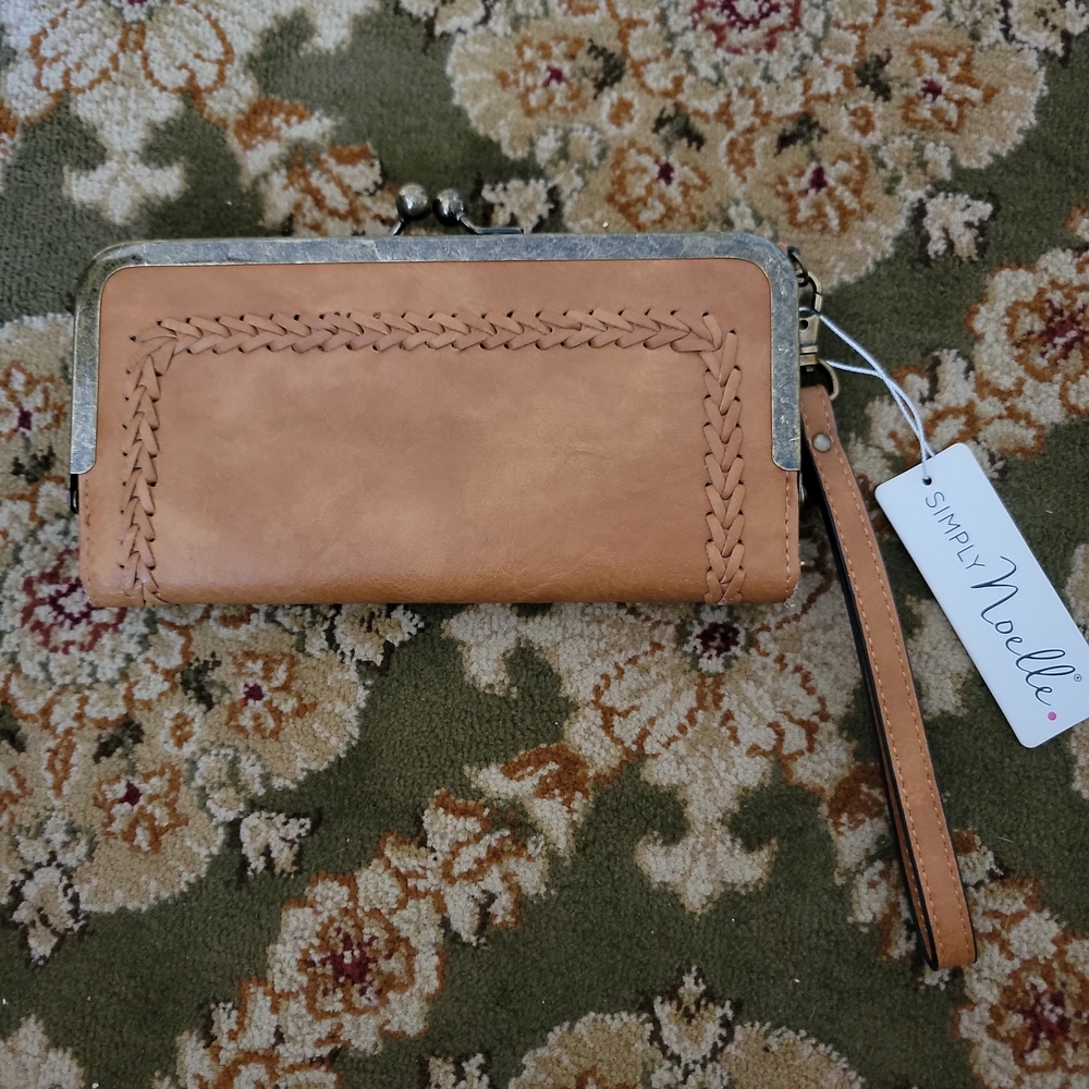 Simply Noelle Tan Clutch Wallet